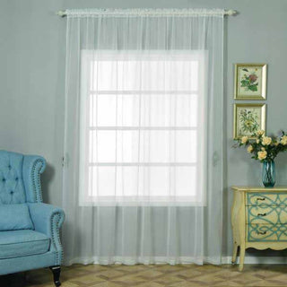 Elegant Ivory Sheer Organza Curtains for a Sophisticated Look