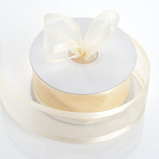 Add a Touch of Elegance with Ivory Sheer Organza Ribbon