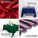 60inch x 60inch Royal Blue Seamless Satin Square Tablecloth Overlay