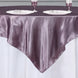 60"x 60" Amethyst Seamless Square Satin Tablecloth Overlay#whtbkgd