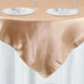 60inch x 60inch Nude Seamless Square Satin Table Overlay#whtbkgd