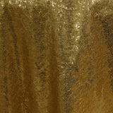72"x72" Grand Duchess Sequin Table Overlays - Gold#whtbkgd