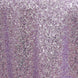72x72inch Lavender Lilac Sequin Sparkly Square Table Overlay#whtbkgd