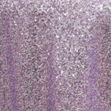72x72inch Lavender Lilac Sequin Sparkly Square Table Overlay#whtbkgd