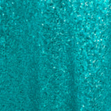 72x72inches Turquoise Sequin Square Overlay#whtbkgd