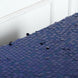 72x72 inches Navy Blue Premium Big Payette Sequin Overlay