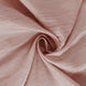 72x72Inch Dusty Rose Accordion Crinkle Taffeta Table Overlay, Square Tablecloth Topper#whtbkgd