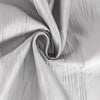72x72Inch Silver Accordion Crinkle Taffeta Table Overlay, Square Tablecloth Topper#whtbkgd