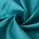 72x72Inch Peacock Teal Accordion Crinkle Taffeta Table Overlay, Square Tablecloth Topper#whtbkgd