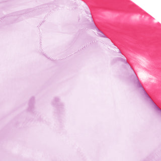 Enhance Your Table Decor with the Fuchsia Embroidered Sheer Organza Table Overlay