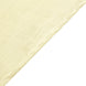 72x72 Ivory Linen Square Overlay | Slubby Textured Wrinkle Resistant Table Overlay
