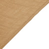 72x72 Natural Linen Square Overlay | Slubby Textured Wrinkle Resistant Table Overlay
