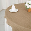 72 inches Natural Jute Faux Burlap Square Table Overlay Boho Chic Decor