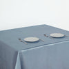 72" x 72" Dusty Blue Seamless Square Satin Tablecloth Overlay