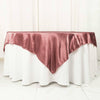 72inch x 72inch Cinnamon Rose Seamless Satin Square Table Overlay