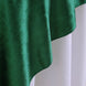 72x72Inch Hunter Emerald Green Premium Velvet Table Overlay, Square Tablecloth Topper