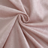 72x72Inch Blush | Rose Gold Premium Velvet Table Overlay, Square Tablecloth Topper#whtbkgd