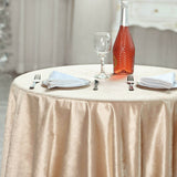 72x72Inch Champagne Premium Velvet Table Overlay, Square Tablecloth Topper

