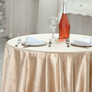 Transform Your Tablescapes with the Champagne Velvet Table Overlay