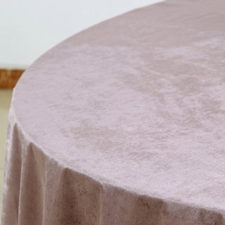 Create Unforgettable Tablescapes with the Mauve Velvet Table Overlay