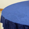 72x72Inch Royal Blue Premium Velvet Table Overlay, Square Tablecloth Topper