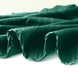 90x90inches Accordion Crinkle Taffeta Table Overlay - Hunter Emerald Green