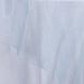 90" x 90" Light Blue Organza Table Square Overlay#whtbkgd