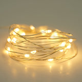 90inch Clear Starry Bright 20 LED String Lights, Battery Operated Micro Fairy Lights
