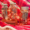90inch Red Starry Bright 20 LED String Lights, Battery Operated Micro Fairy Lights