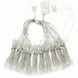 10ft Cool White 300 LED Icicle Curtain Fairy String Lights with 8 Modes