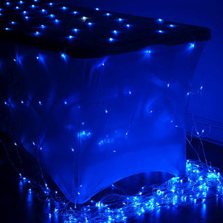 Illuminate Your Space with Versatile Bright Blue LED Fish Net Lights
