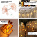 11 FT | 20 LED Geometric Prism | Rose Gold | Battery Operated Fairy String Lights - Warm White