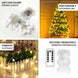 16ft | 50 Warm White Frosted Bulb Remote Battery LED Fairy String Lights