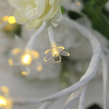 8.5ft Warm White Cherry Blossom Flower LED Fairy String Lights