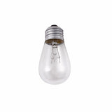 11W Incandescent Warm White S14 Outdoor String Light Bulbs + 1 Extra Replacement Bulb FREE#whtbkgd