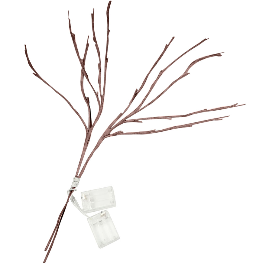 3 Pack | 31inch Warm White LED Artificial Brown Tree Twig Lights#whtbkgd