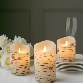 Battery Operated Pillar Candles with Remote Control