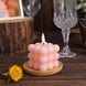 2 Pack | 2inch Blush Rose Gold Flameless Flickering LED Bubble Candles