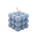 2 Pack | 2inch Dusty Blue Flameless Flickering LED Bubble Candles#whtbkgd