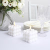 2 Pack | 2inch White Flameless Flickering LED Bubble Candles