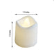 12 Pack - White Flameless LED Candles - Battery Operated Tea Light