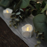 12 Pack | 1.5inch Warm White Realistic Flameless LED Tealight Candles