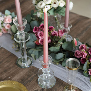 Elevate Your Decor with Rose Gold Flameless LED Taper Candles