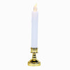 LED Candles, Battery Operated Candles,Gold Candlesticks, Window Candles#whtbkgd