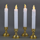LED Candles, Battery Operated Candles,Gold Candlesticks, Window Candles