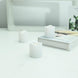 12 Pack | Flameless Candles LED | Votive Candles - White | Tablecloths Factory