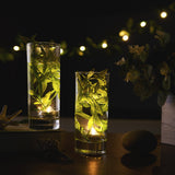 12 Pack | Warm White LED Lights Waterproof Battery Operated Submersible