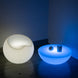 Cordless LED Rechargeable Light Up Saucer Chair Furniture Stool - 19inch x 20inch