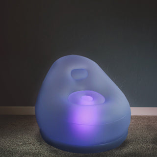 Experience Ultimate Comfort and Style with the Color Changing LED Light Up Inflatable Sofa Chair