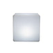 15.5inch Cordless LED Rechargeable Light Cube Illuminated Furniture Stool#whtbkgd